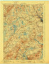 Belfast, Maine 1917 (1929) USGS Old Topo Map 15x15 Quad
