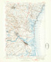 Exeter, New Hampshire 1932 (1954a) USGS Old Topo Map 15x15 Quad