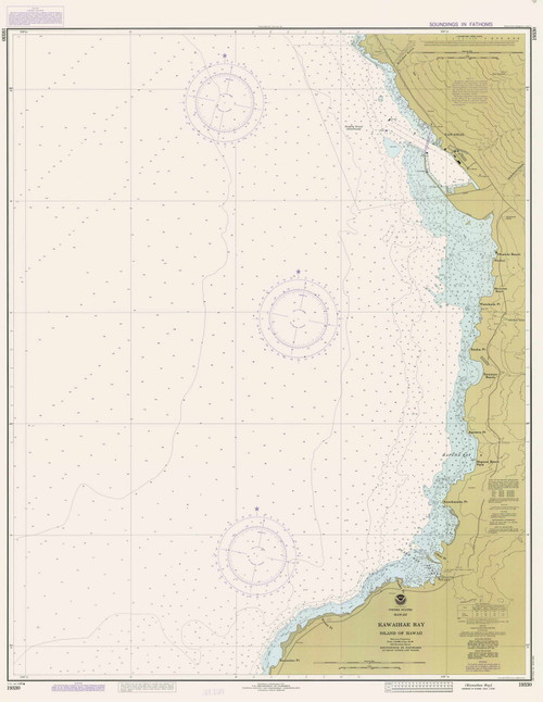 Kawaihae Bay 1983 Hawaii Harbor Chart 4167 19330 1 Hawaii OLD MAPS