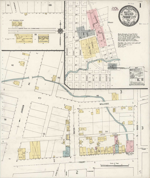 Prairie City Oregon 1911 - Fire Insurance Index - Old Map Reprint - OLD ...