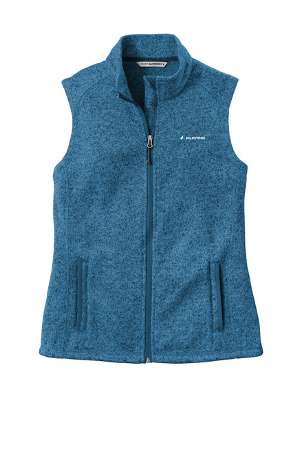 Port Authority Ladies Sweater Fleece Vest