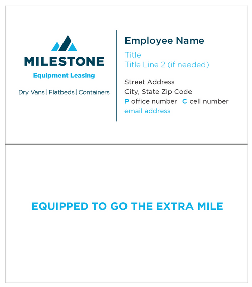 Business Cards (Dry Vans | Flatbeds | Containers)