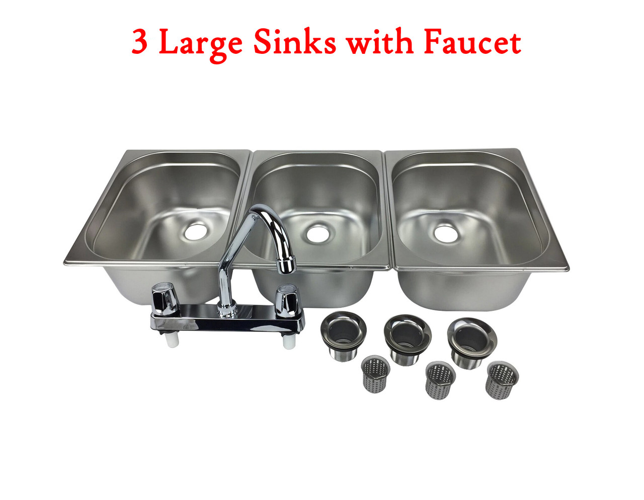 Concession Sink Kit For Portable Concession Stand and Mobile Food Truck or Trailer