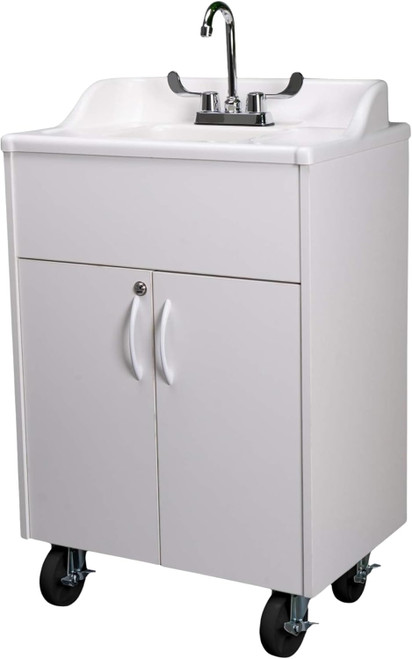 Premier Portable Handwashing Station with Hot Water with white color