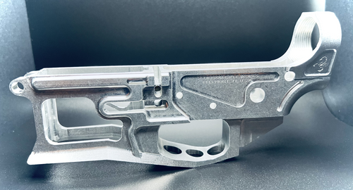 AR15 Billet aluminum raw Lower Receiver.