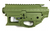 Green billet AR-15 receiver set