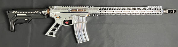 AR15 polished aluminum complete rifle