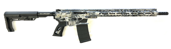 Scorpion Rifle Works (AR15 Stinger Elite rifle) 223 WYLDE (7 Color Camo)