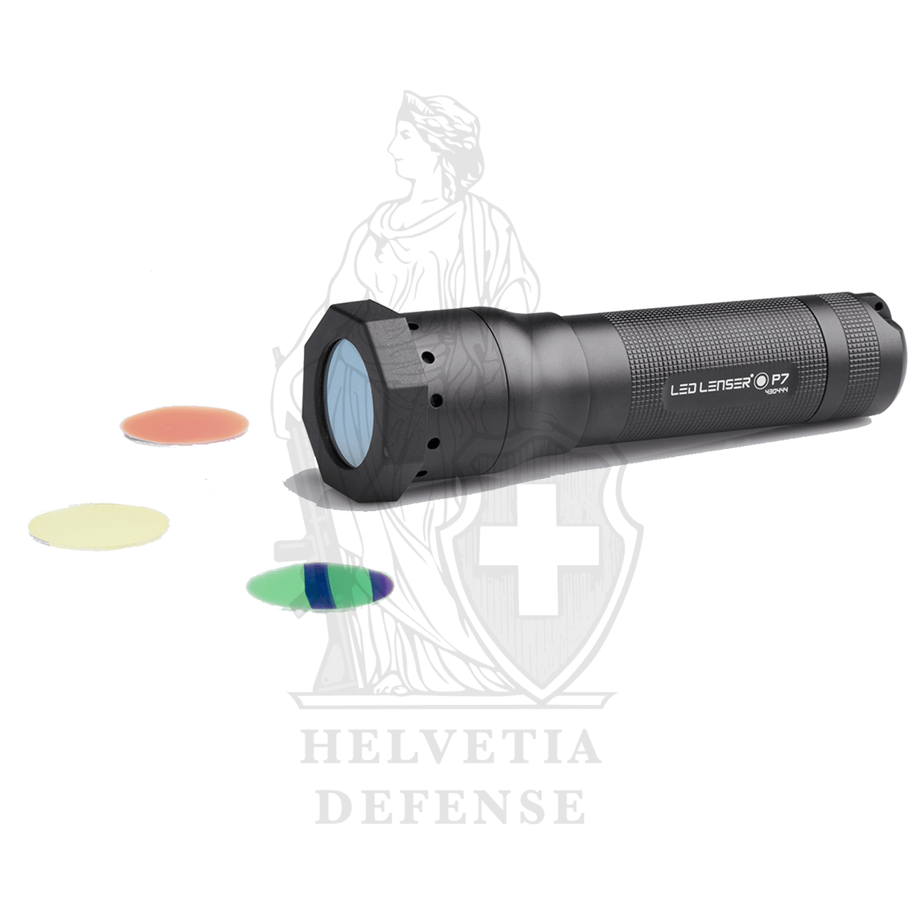 LENSER Flashlight P7 QC - Updated Features and - High/Low/Off Settings - Advanced Focus System - Durable Anodized Aluminum Casing - LED Chip - Perfect for Outdoor Activities
