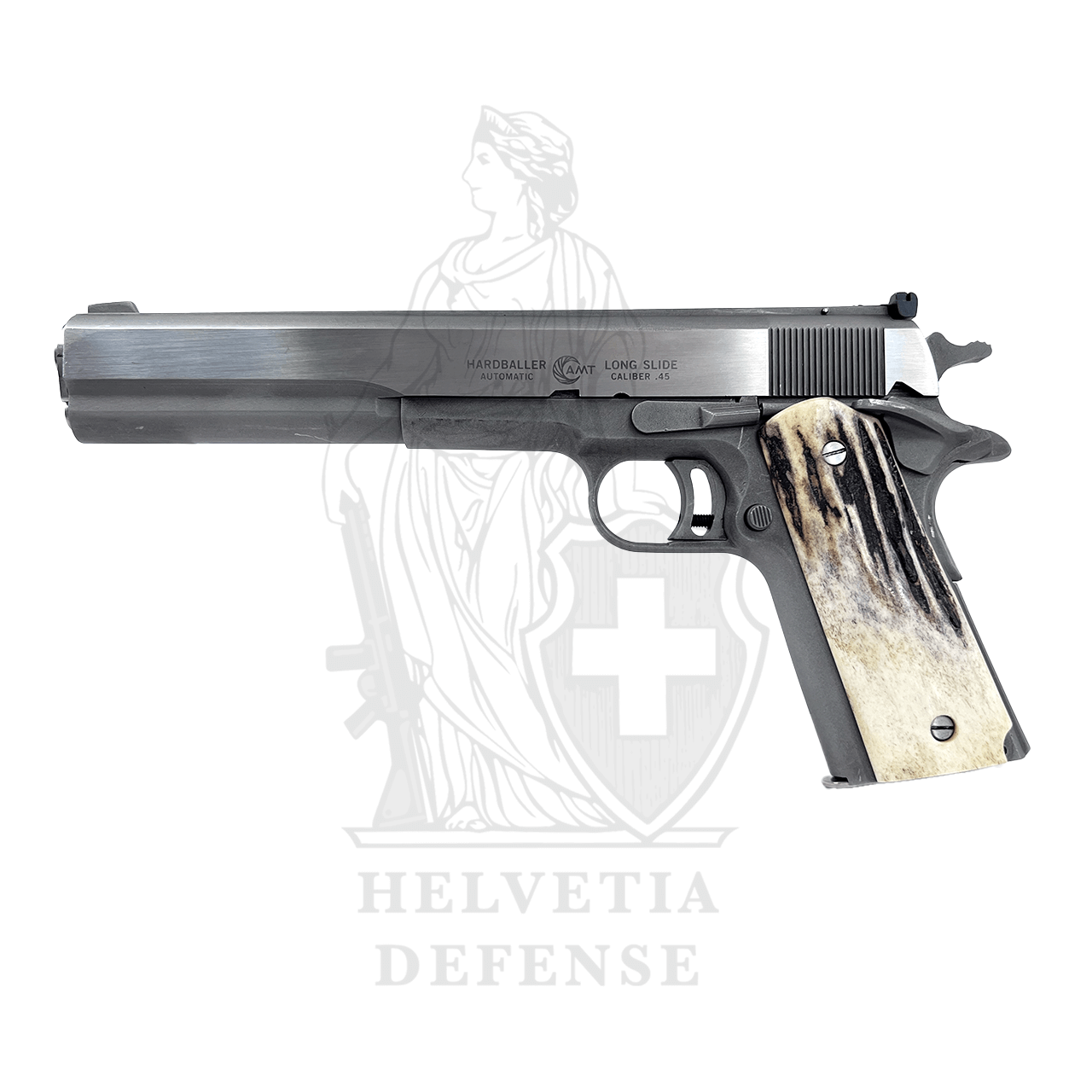 AMT Hardballer Long Slide: Semi-Automatic 45ACP Pistol from His