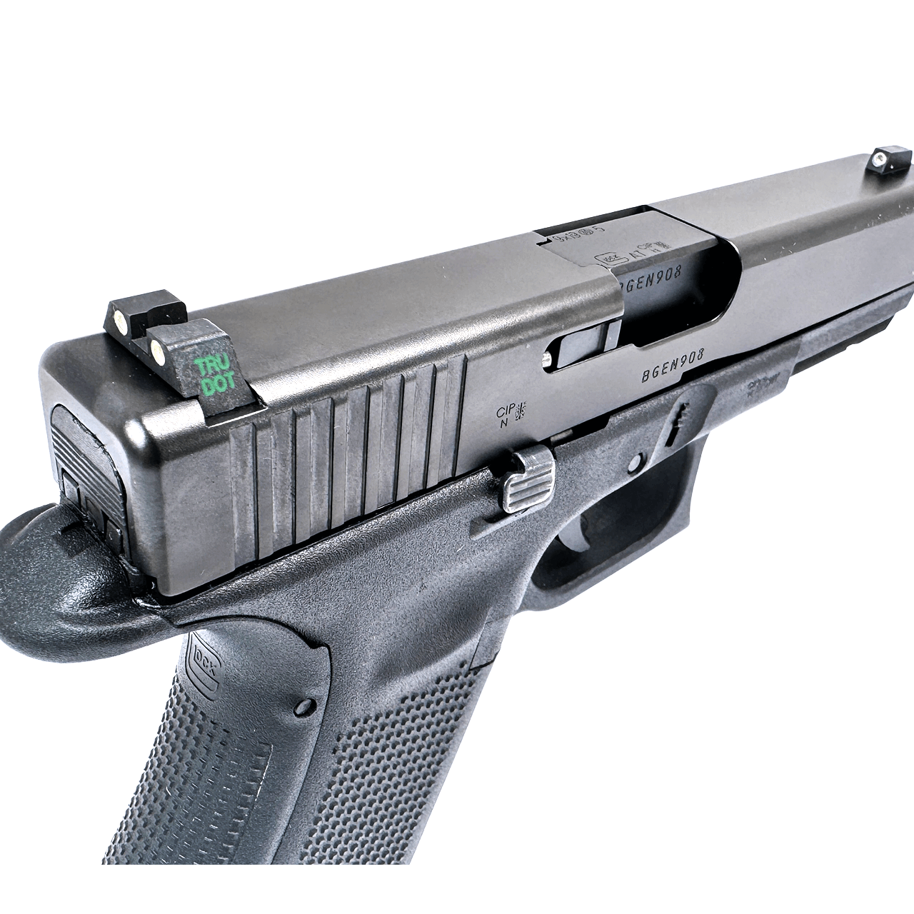 GLOCK 17 Gen5 FS 9mm – Semi-Auto Pistol with TruDot Sight, Holster