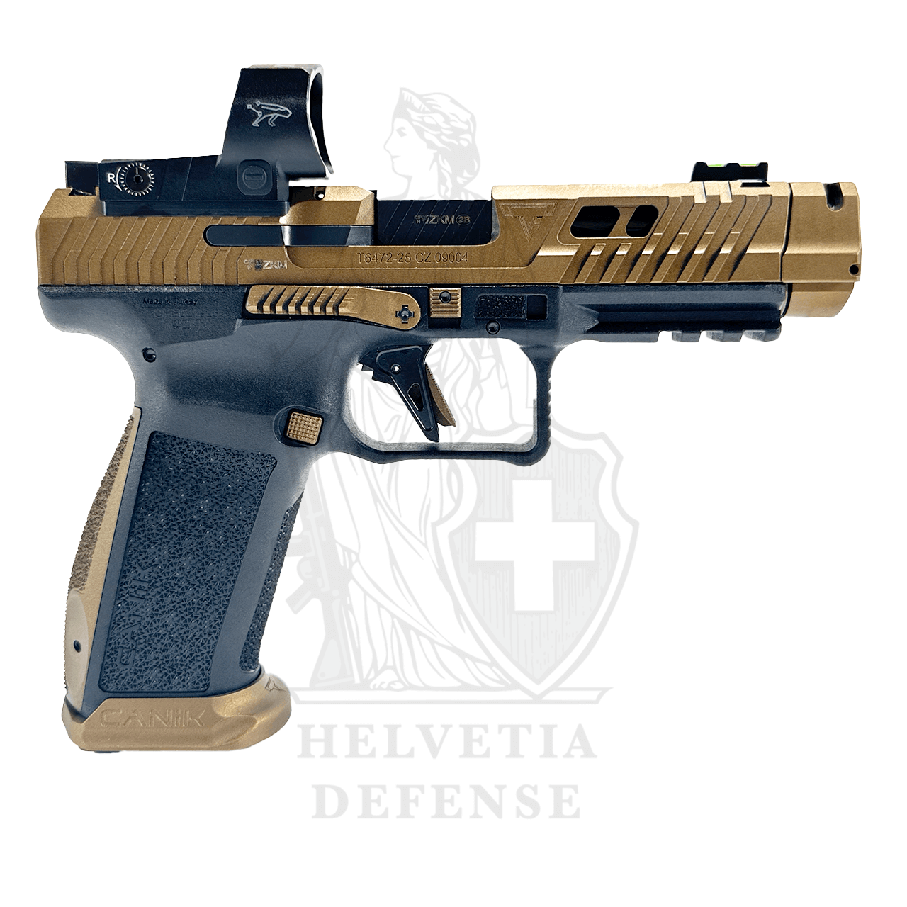 CANIK TTI COMBAT Standard Pistol - 9x19mm, Optic MO3, 18 Rounds