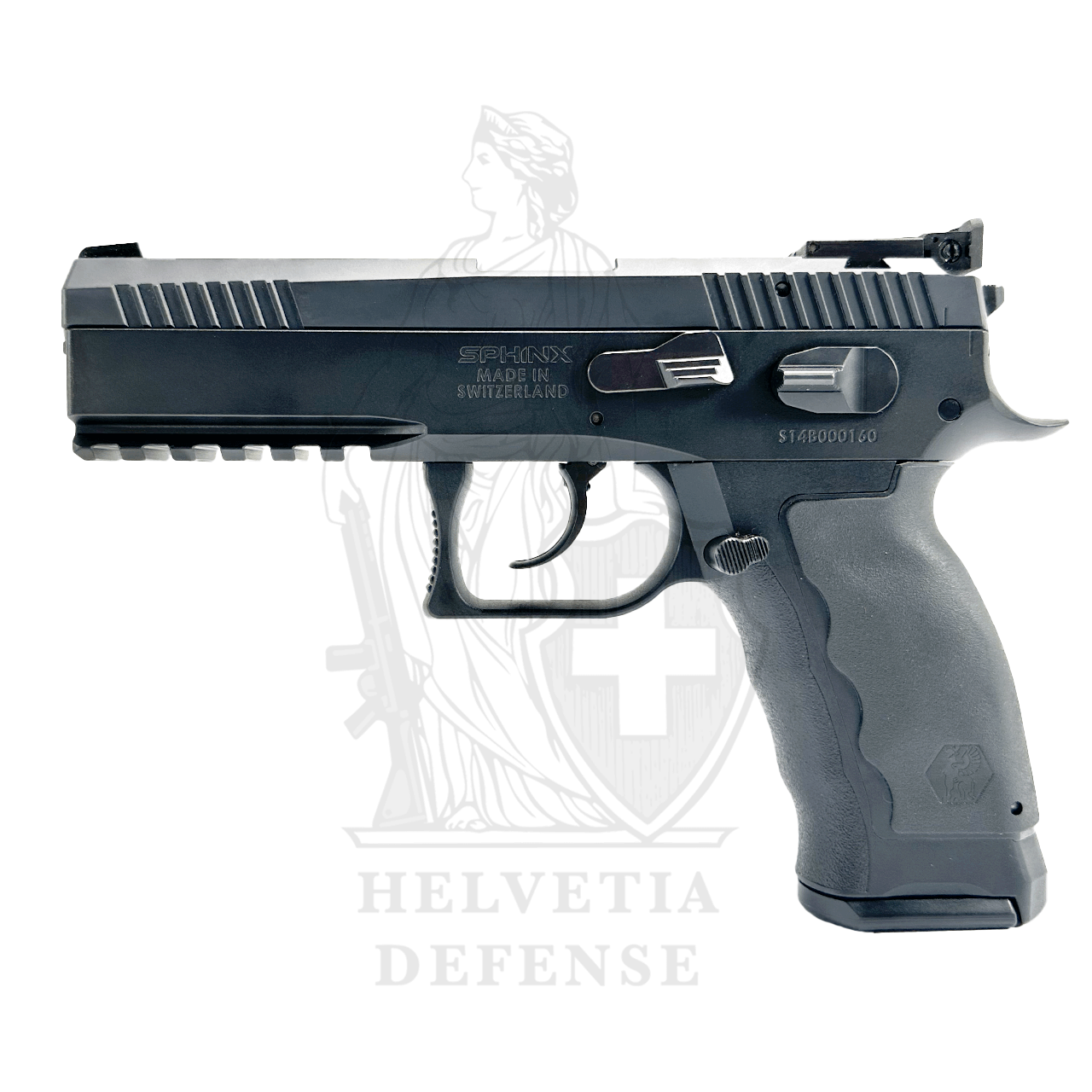 SDP Standard Alpha Black C.3000 – 9x19mm Pistol | 17 Rounds DA/SA