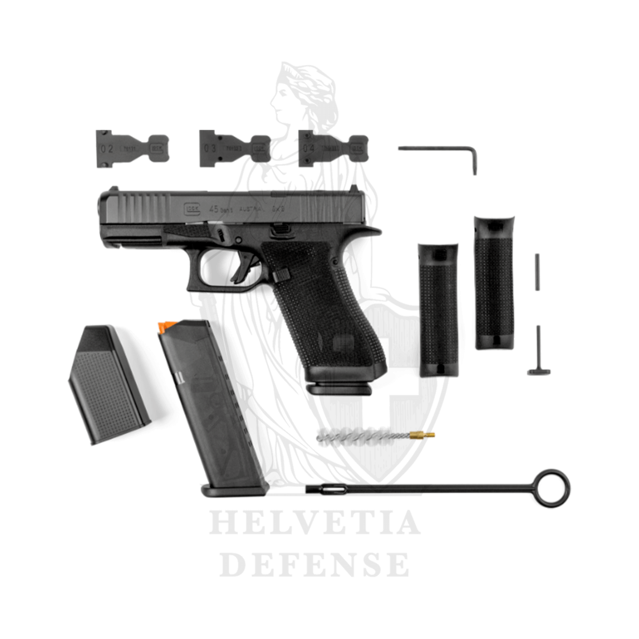 GLOCK 19 Gen6 – 9×19 Compact, Optic Ready, Enhanced Grip I