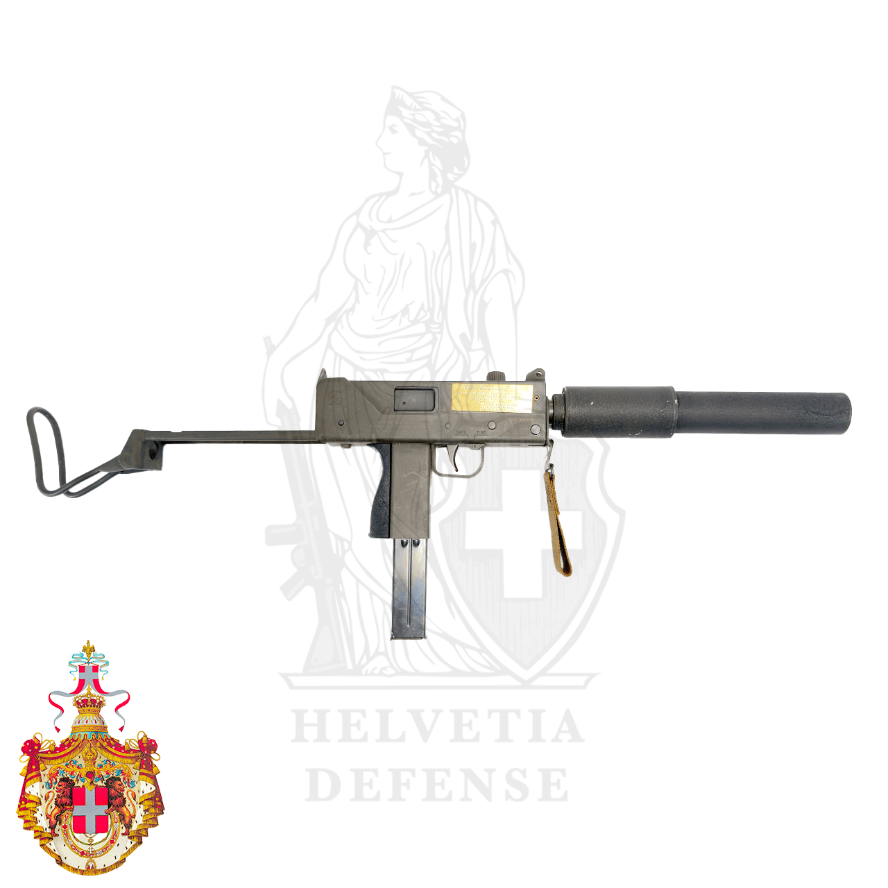 Ingram MAC-10 Submachine Gun 9mm with WerBell Suppressor