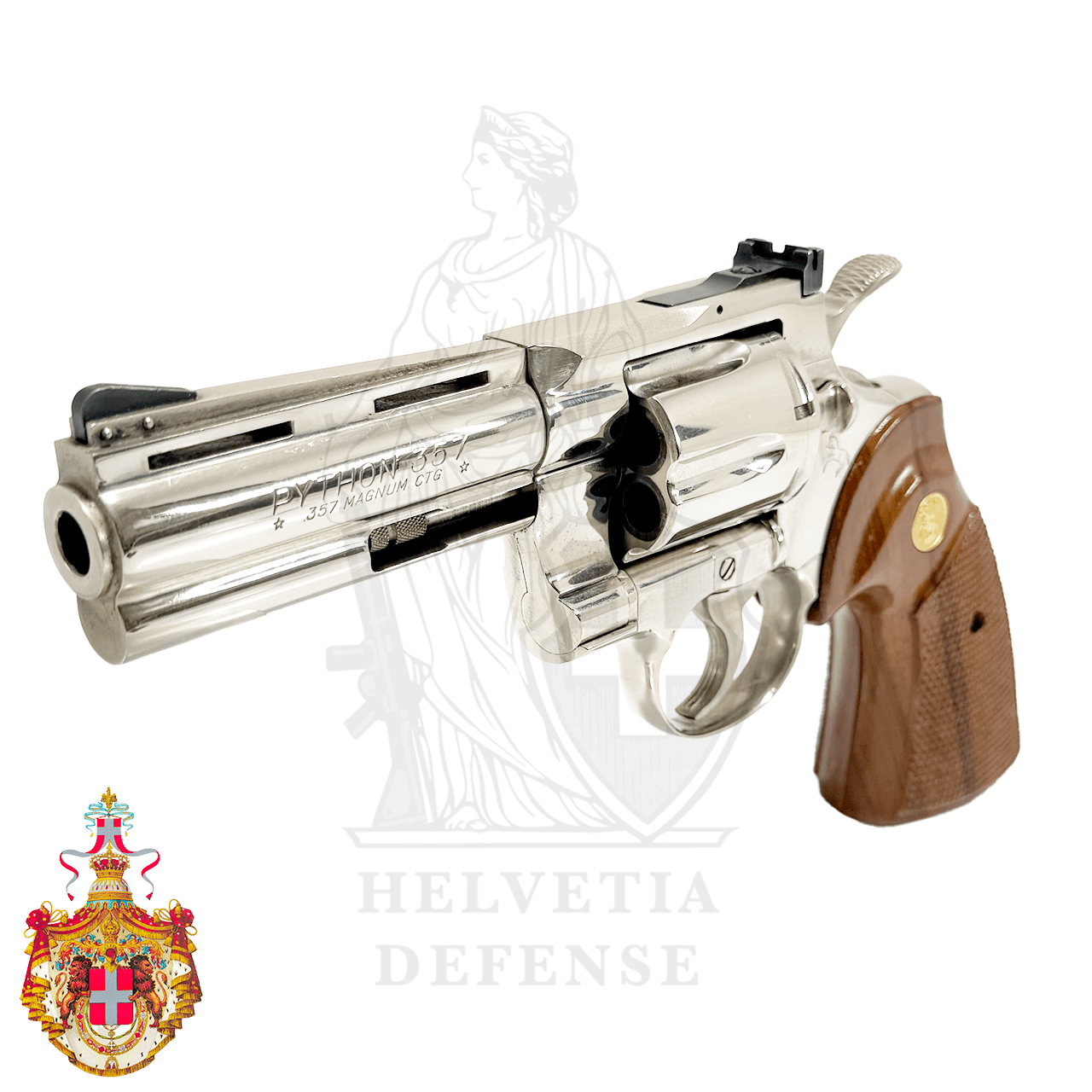 Colt Python Stainless .357 Magnum Revolver 4” | HELVETIA DEFENSE