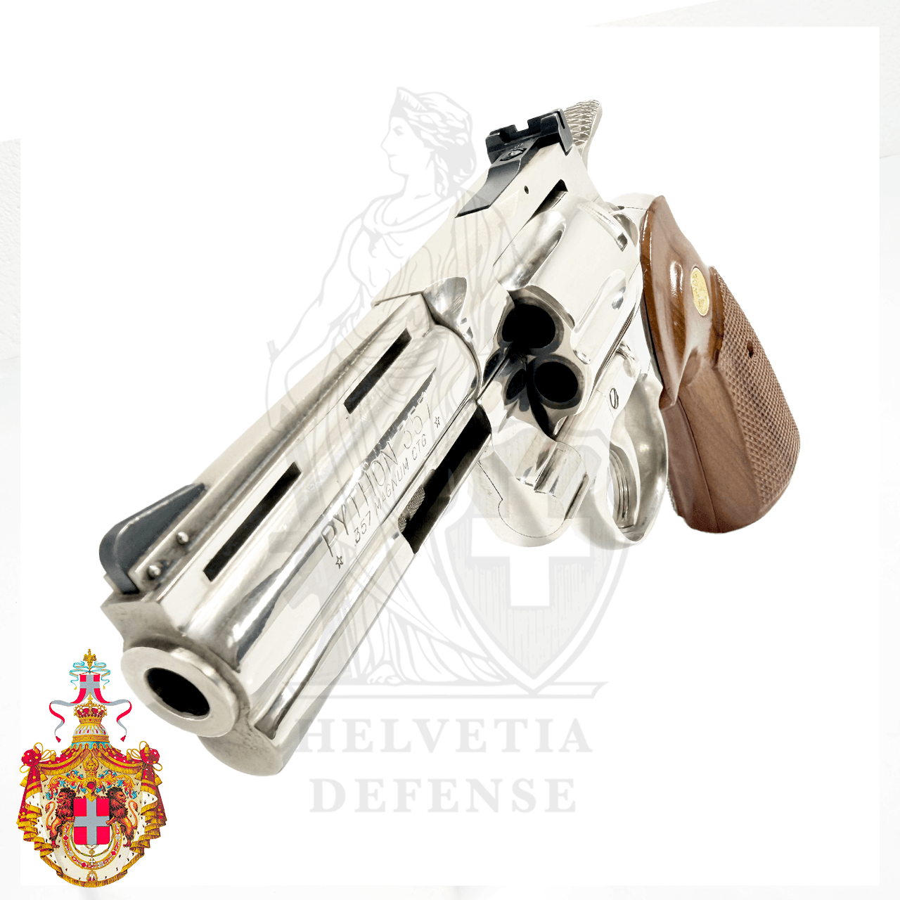 Colt Python Stainless .357 Magnum Revolver 4” | HELVETIA DEFENSE