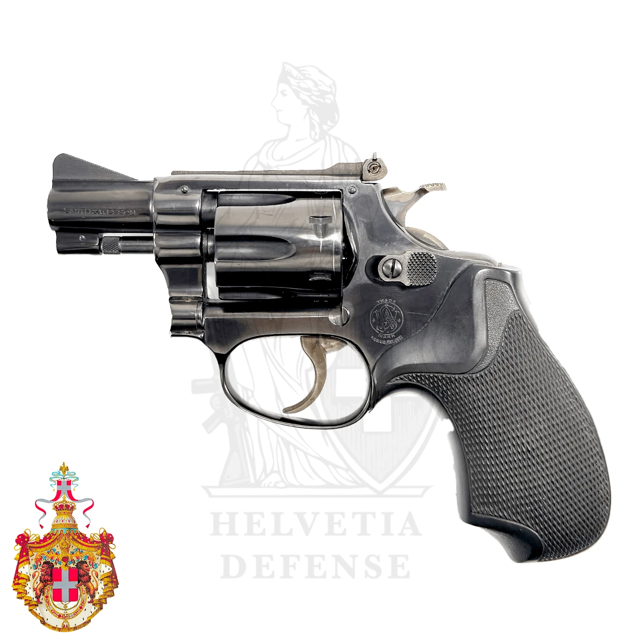 Smith & Wesson Model 34-1 .22LR — Nickel Revolver