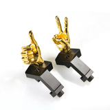 Finger Iron Sight - V Hand & Daumen hoch - Offset - Gold