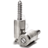 LUCKY SHOT License Bullet Plate Fasteners