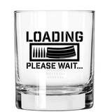 LUCKY SHOT Whiskey Glass - Loading Please Wait
