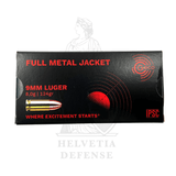 Ammunition GECO 9mm Para/Luger FMJ/VM - 124grs/8.0g - 1'000rds