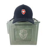 Helvetia Defense Cappellino Shield Flexfit - Taglia unica, nero