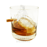 Bulletproof Glass with Bullet .308 Whiskey