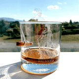 Bulletproof Glass with Bullet .308 Whiskey