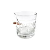BULLETPROOF TRUMP 47 Whiskey Glass With Bullet .308