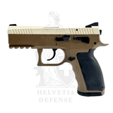 Sphinx SDP Compact Beige pistol – color prototype Swiss precision handgun available in Geneva