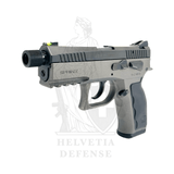 Sphinx SDP Compact Combat Grey THD pistol – color prototype Swiss precision handgun available in Geneva