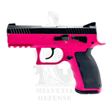 Sphinx SDP Compact Pink pistol – color prototype Swiss precision handgun available in Geneva