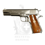 Colt 1911A1 Stainless WWII Commemorative pistol “7 May 1945 Rheims” – Collectible historical handgun available in Geneva