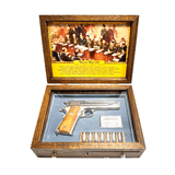 Colt 1911A1 Stainless WWII Commemorative pistol “7 May 1945 Rheims” – Collectible historical handgun available in Geneva
