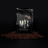 MIL-COFFEE Premium Arabica Beans – Roasted coffee in 250g and 500g bags available in Geneva
