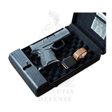 VAULTEK Barikade Series 1 – biometric portable safe in Covert Black, firearm security gear available in Geneva