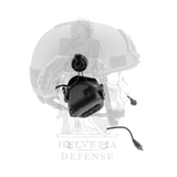 Earmor M32H Plus tactical electronic hearing protection headset helmet version for military and shooting operations - Helvetia Defense