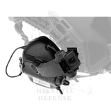 Set di protezioni acustiche tattiche Earmor M32X Plus compatibile con le guide per elmetti ARC per operazioni militari e di tiro - Helvetia Defense