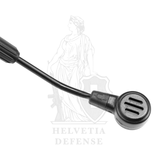 Earmor Comms dynamic boom microphone for M32 Plus tactical headset communication system - Helvetia Defense