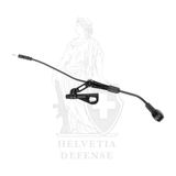 Earmor Comms dynamic boom microphone for M32 Plus tactical headset communication system - Helvetia Defense