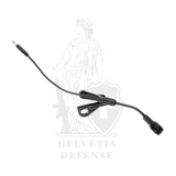 Earmor Comms dynamic boom microphone for M32 Plus tactical headset communication system - Helvetia Defense