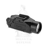 Holosun P.ID Plus pistol flashlight with integrated green laser for tactical illumination and precision aiming - Helvetia Defense