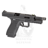 Novritsch SSP18 GBB semi-auto airsoft pistol replica for tactical training and sport shooting - Helvetia Defense