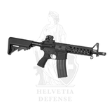 G&G CM16 Raider semi-auto/full-auto airsoft assault rifle replica for tactical training and skirmish use - Helvetia Defense