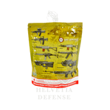 G&G 0.25 g Perfect BBs, pack of 4000 high-precision airsoft rounds for AEG and GBB replicas – Helvetia Defense