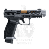 CANIK TTI Combat Smoke Edition pistol, special smoked finish edition designed for tactical and sport shooting with high precision – Helvetia Defense