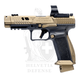 CANIK TTI Combat US Edition pistol, high-performance special edition designed for tactical and sport shooting – Helvetia Defense