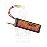 VB Power LiPo Battery 7.4V 1600mAh 20C Mini Type, high-performance battery for airsoft AEG replicas – Helvetia Defense