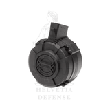 G&G AK47 drum magazine with 2200-round capacity, high-capacity airsoft AEG magazine – Helvetia Defense